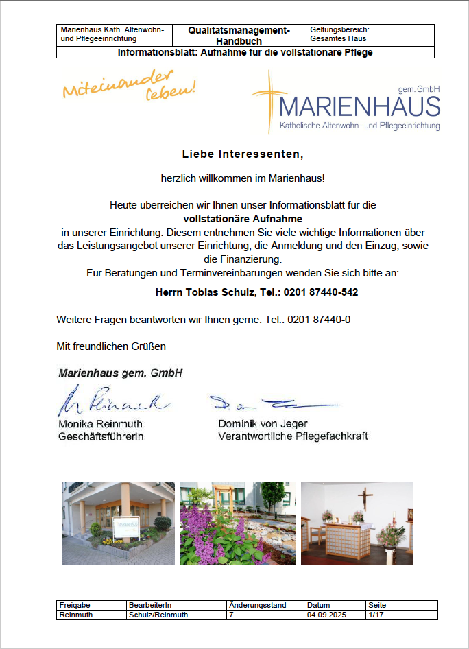 Informationsbroschüre